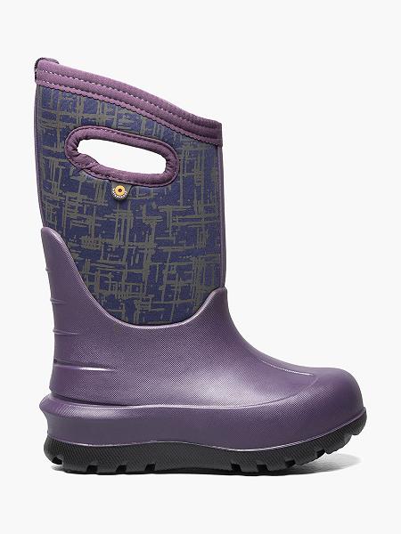 BOGS Boots Deutschland - Neo-Classic Amazed Winterstiefel Kinder Grape DE10946